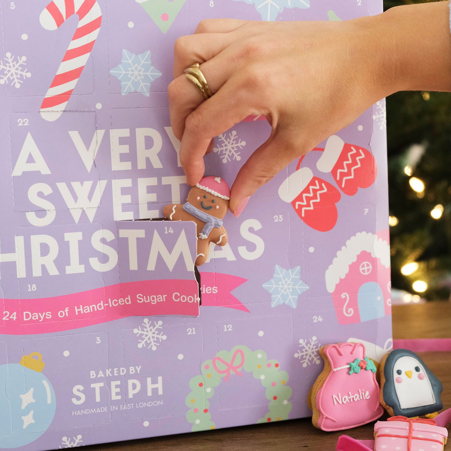 Personalised Christmas Cookie Advent Calendar