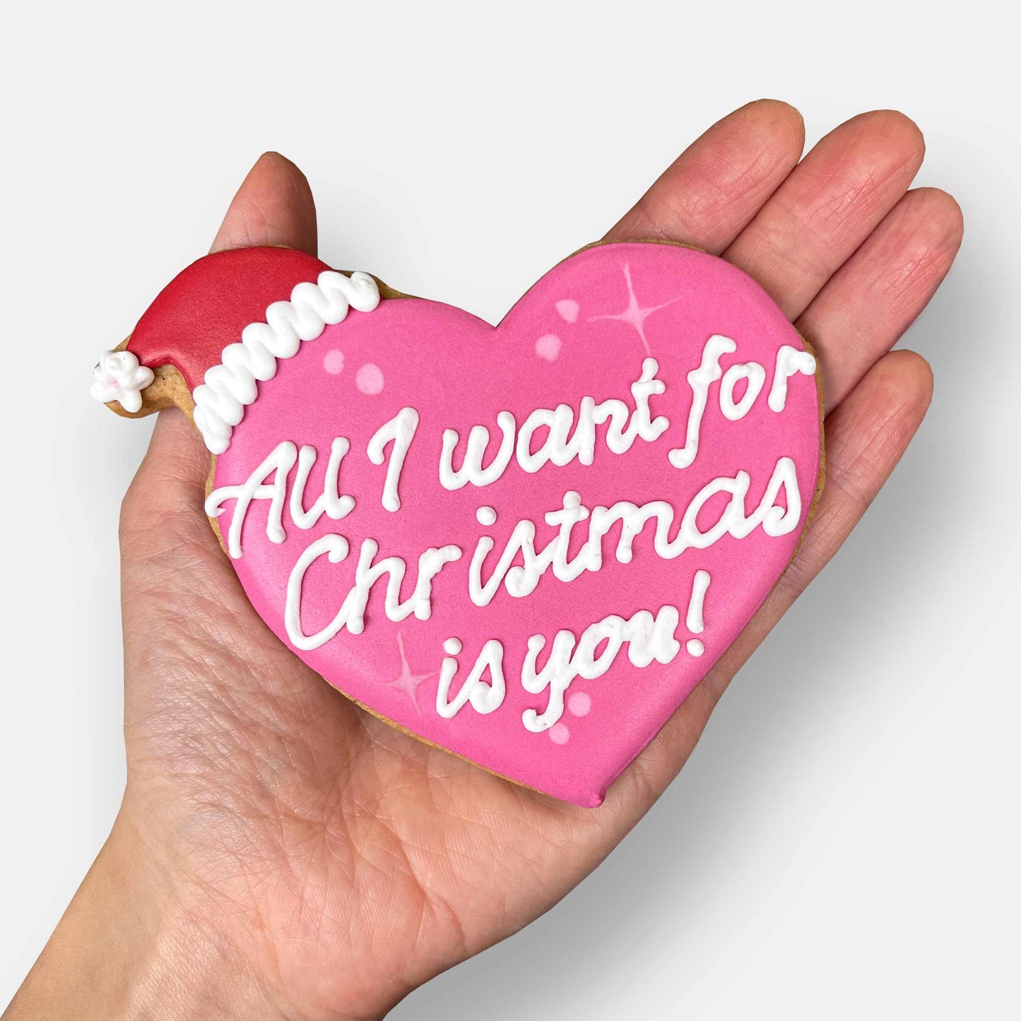 All I Want Heart Letterbox Cookie