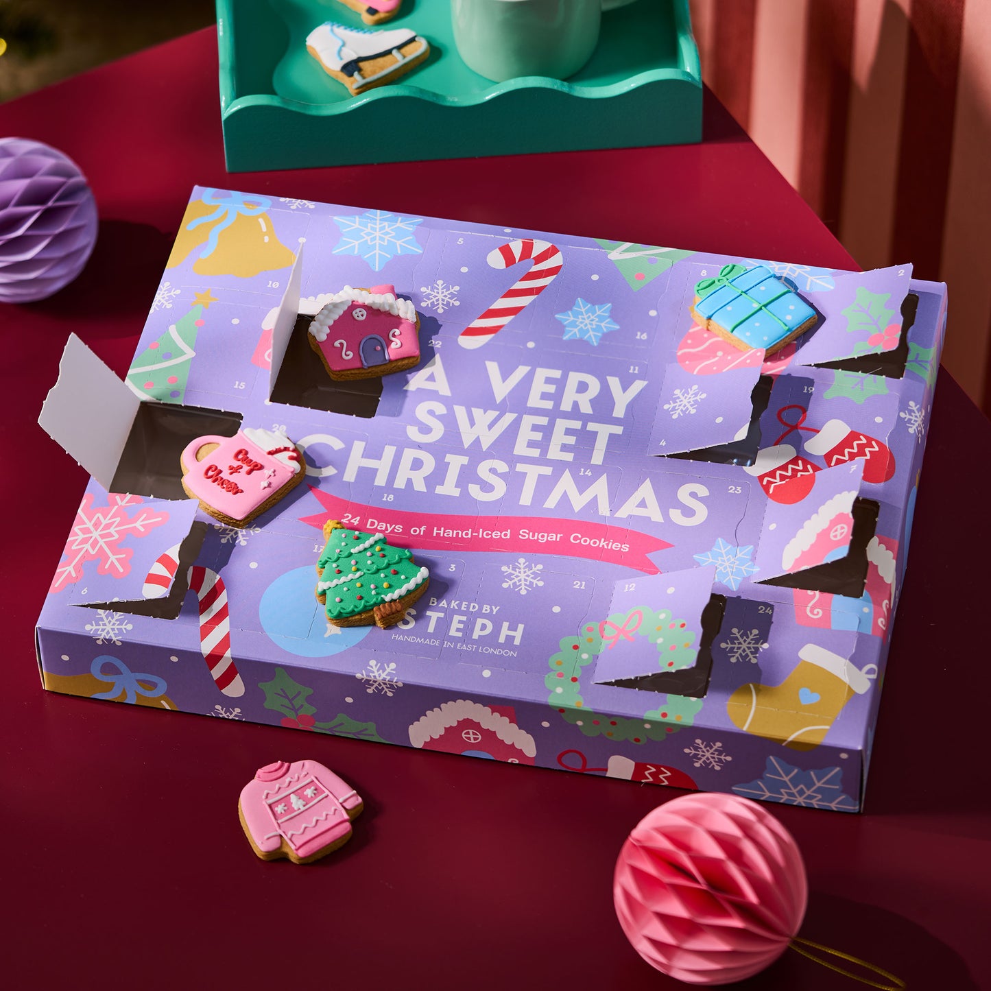 Personalised Christmas Cookie Advent Calendar (Early Bird Presale)