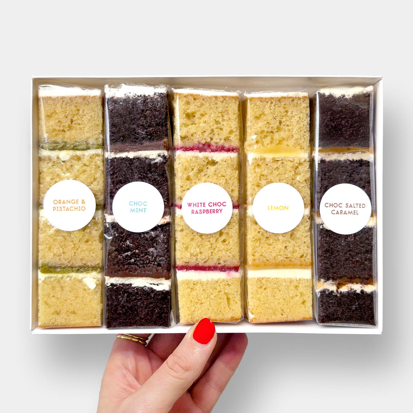 Letterbox Cake Slices
