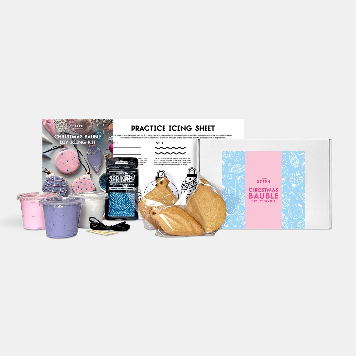 Christmas Bauble DIY Cookie Icing Kit