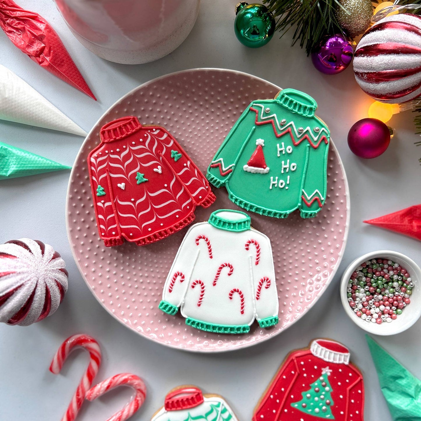 Christmas Jumper DIY Cookie Icing Kit