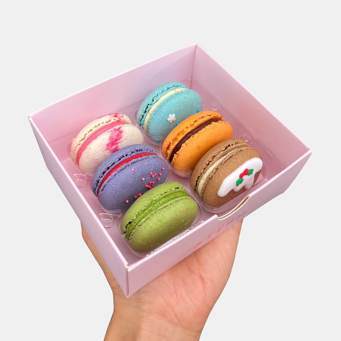 Christmas Macarons (Box of 6)