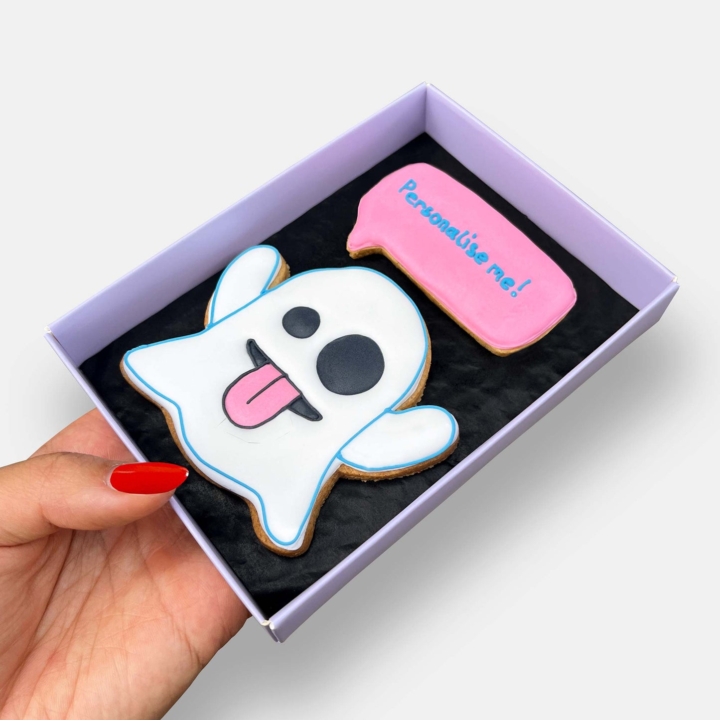 Personalised Ghosted Letterbox Cookie