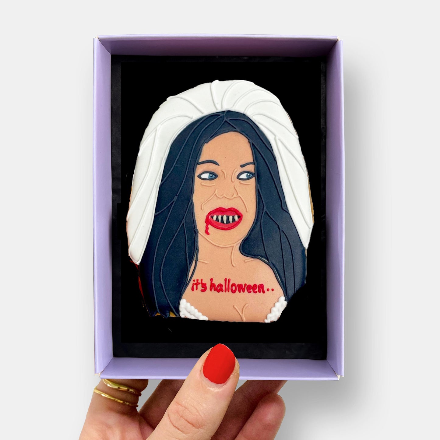 Hallow-mean Letterbox Cookie
