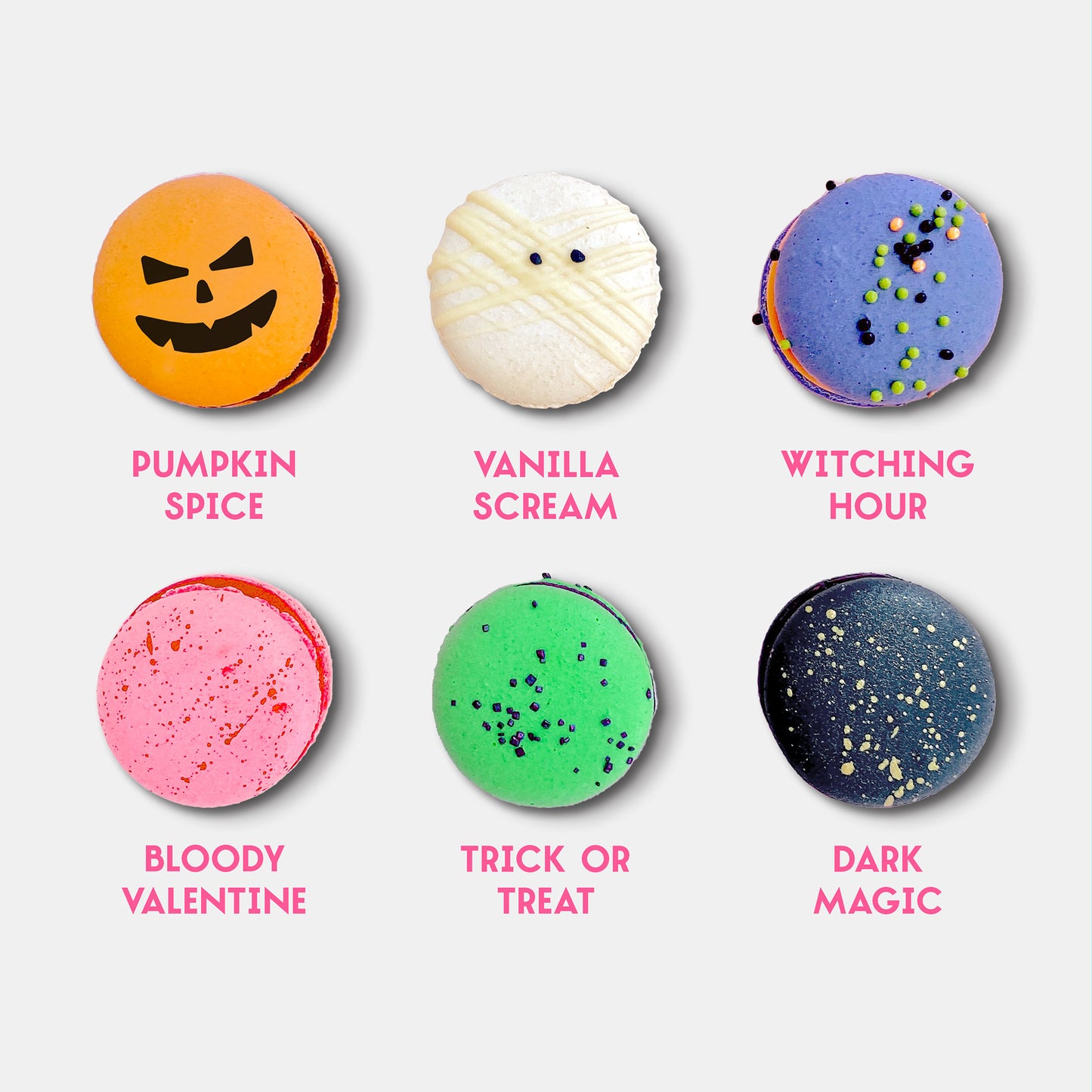 Halloween Macarons (Box of 12)
