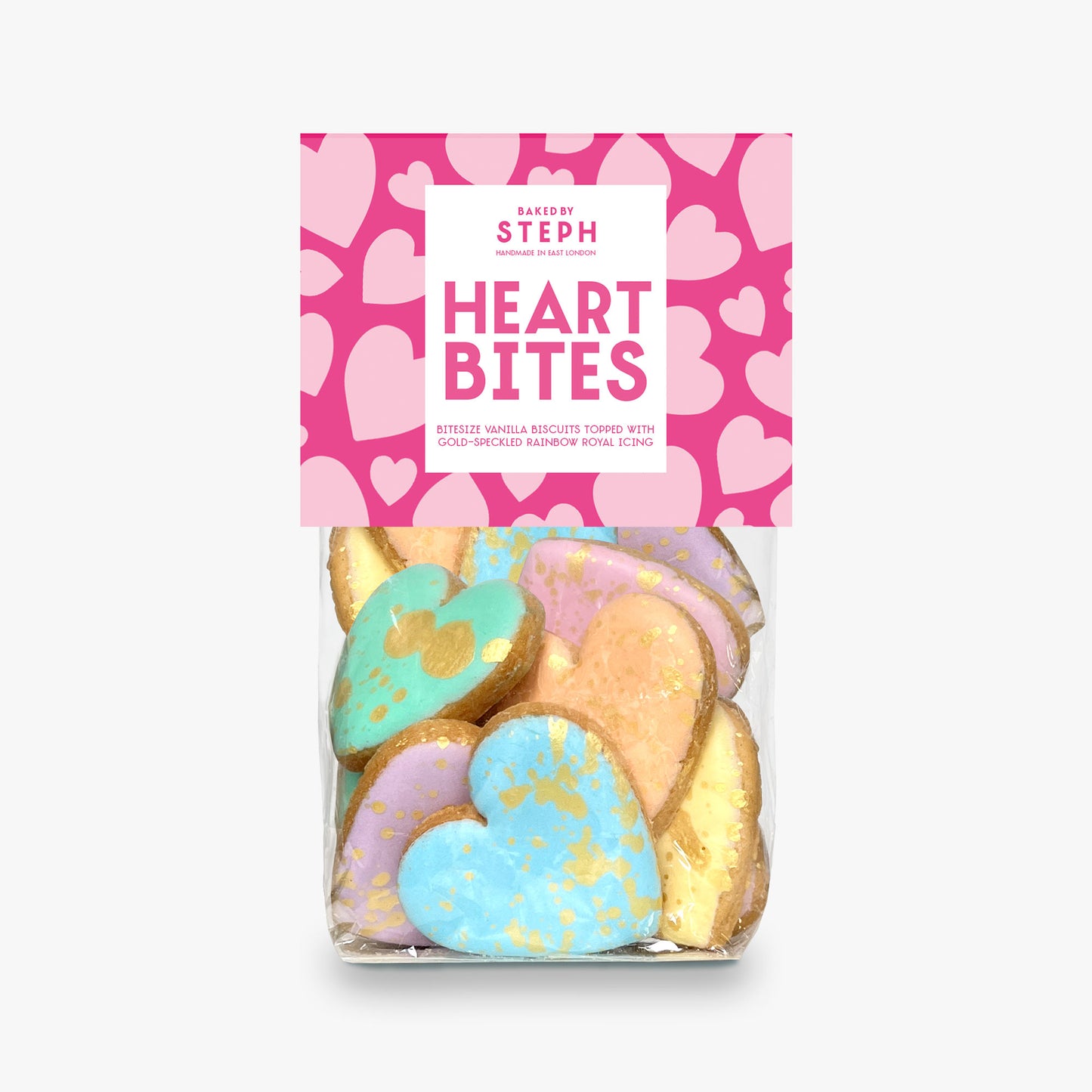 Heart Bites Iced Cookies