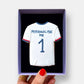 Personalised Football Shirt Letterbox Cookie