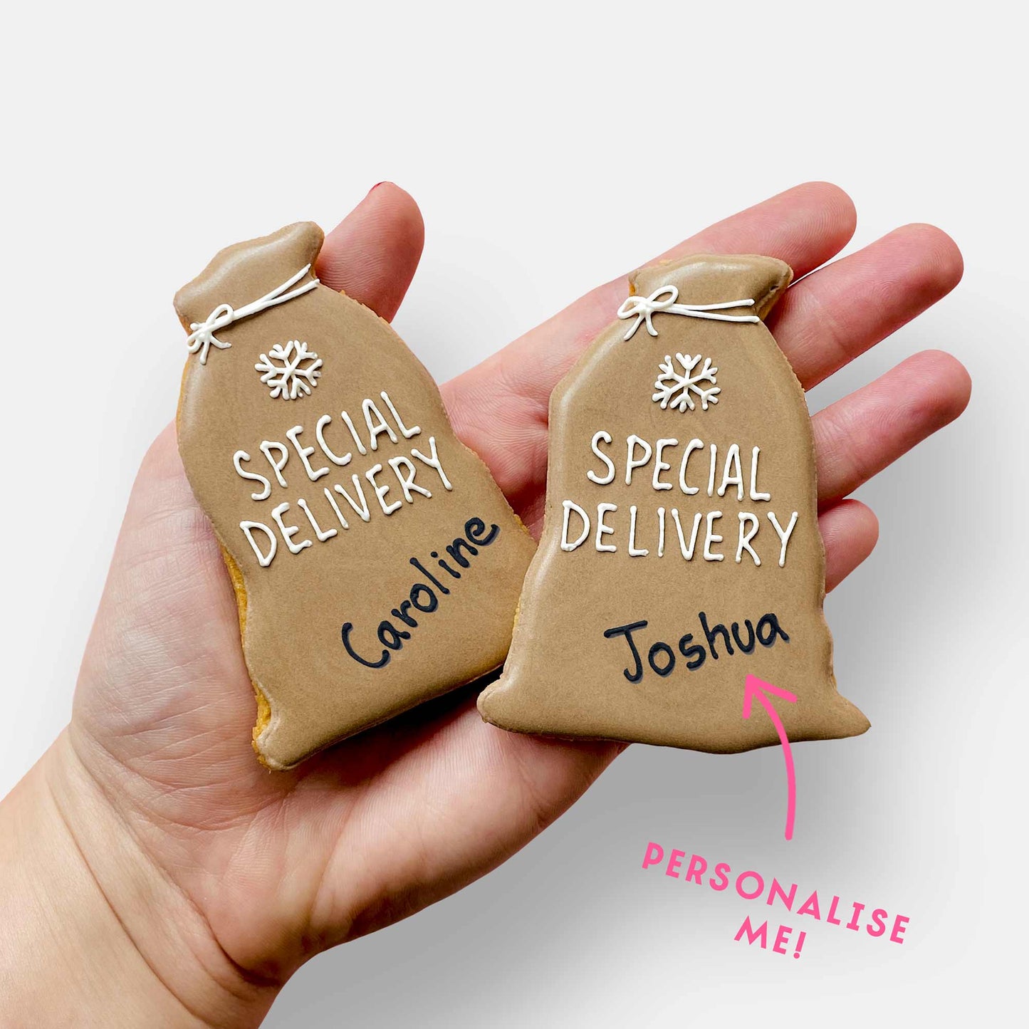 Personalised Special Delivery Letterbox Cookies