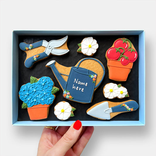 Personalised Summer Garden Letterbox Cookies