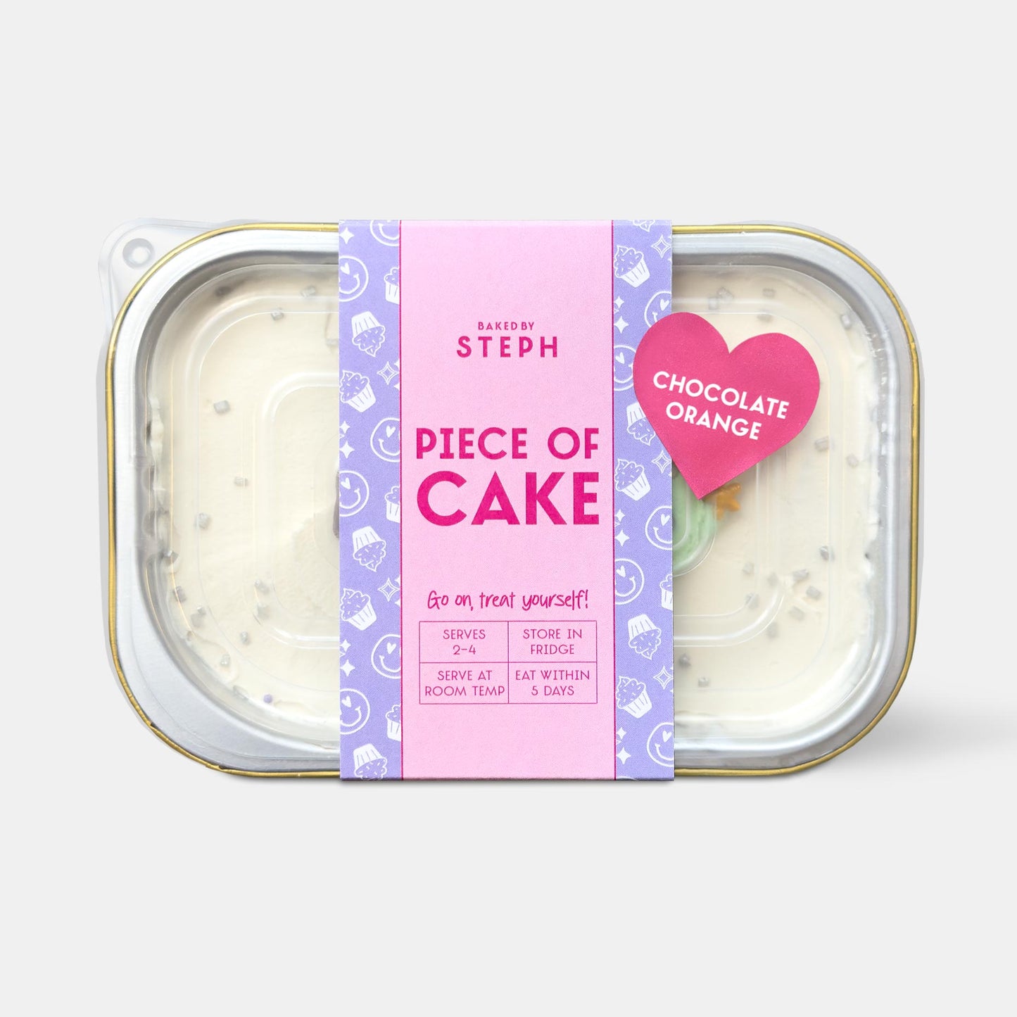 Festive Christmas Piece of Cake Snack Box