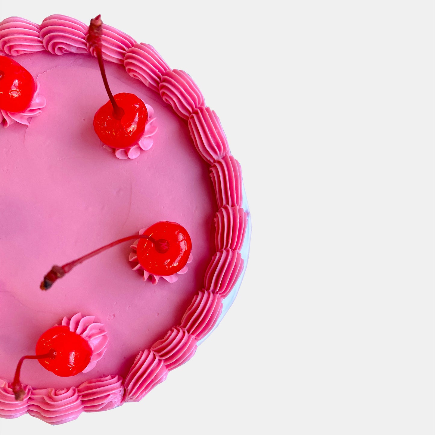 Pink Cherry Sprinkle Cake