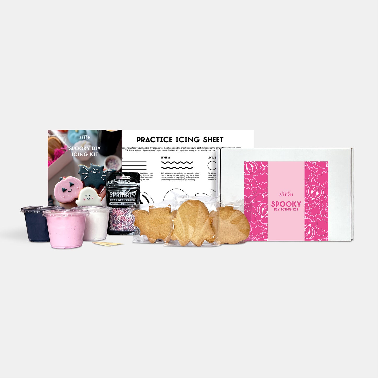 Spooky Halloween DIY Cookie Icing Kit