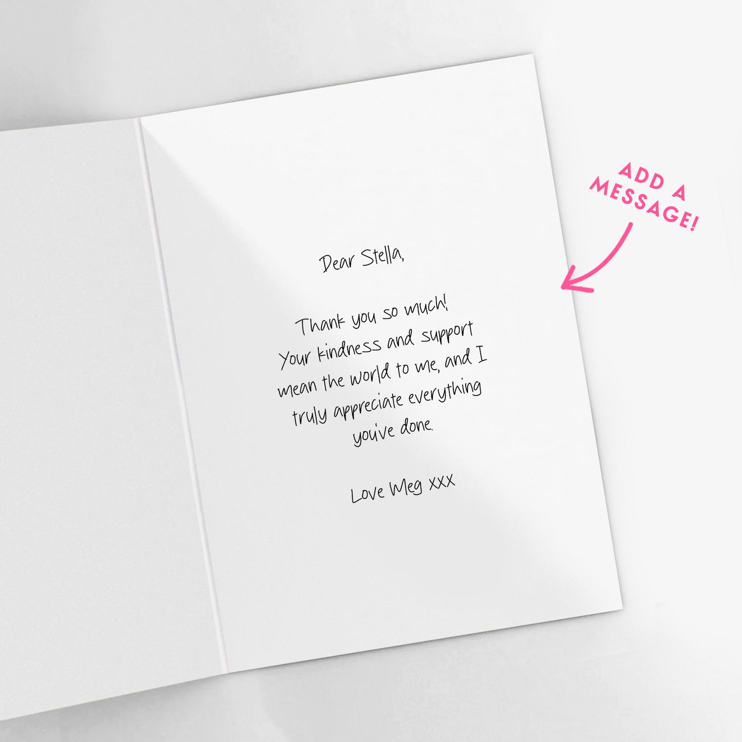 Hugs And Kisses Stars Greeting Card