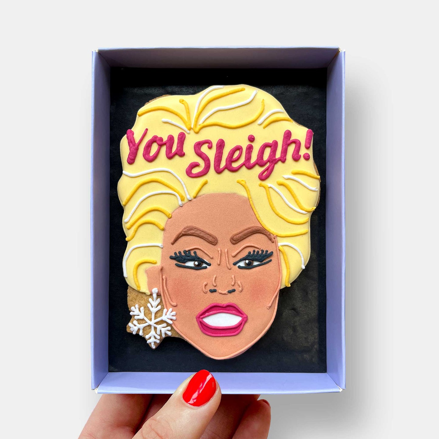 You Sleigh Letterbox Cookie