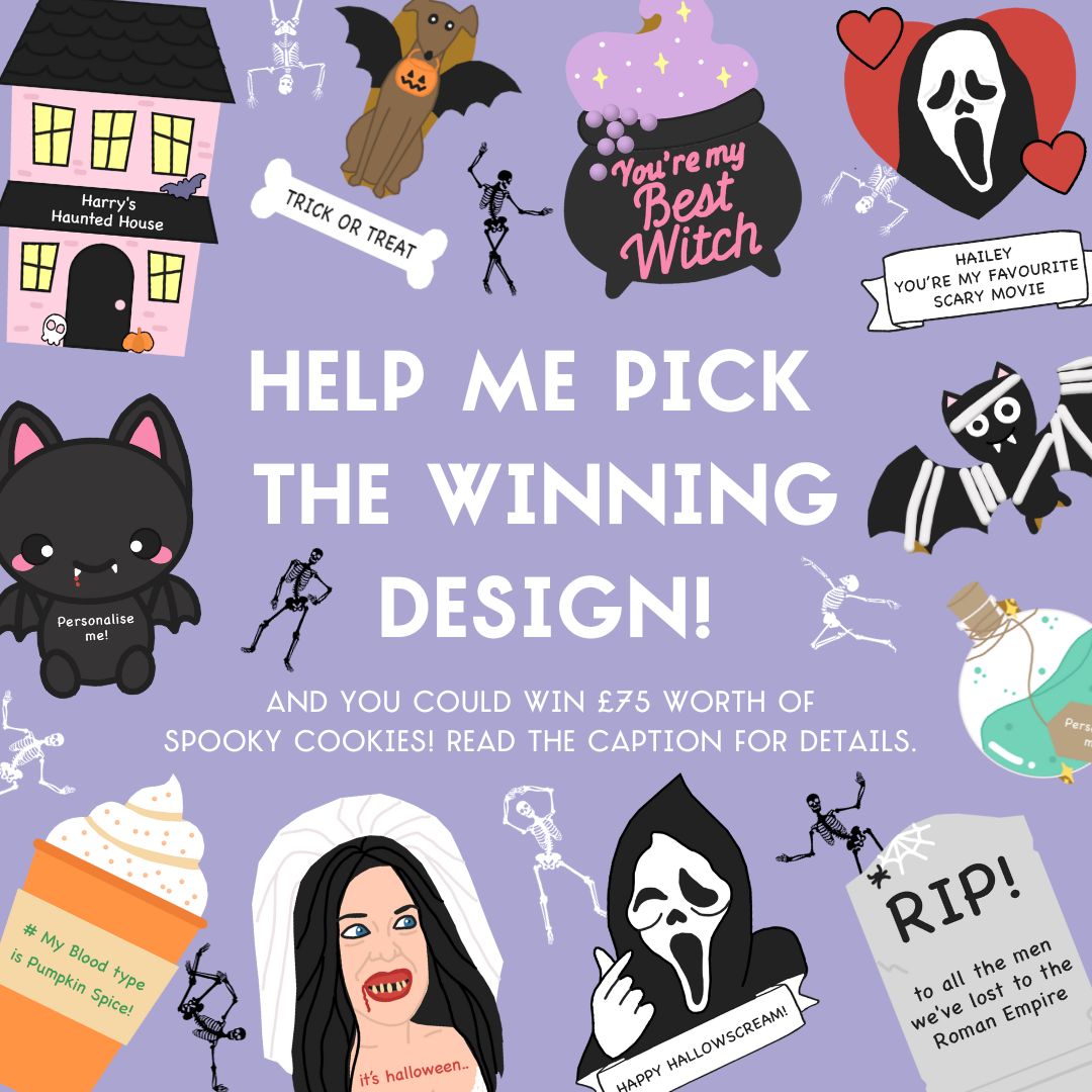 Vote for your FAVE Halloween Design and you could WIN £75!