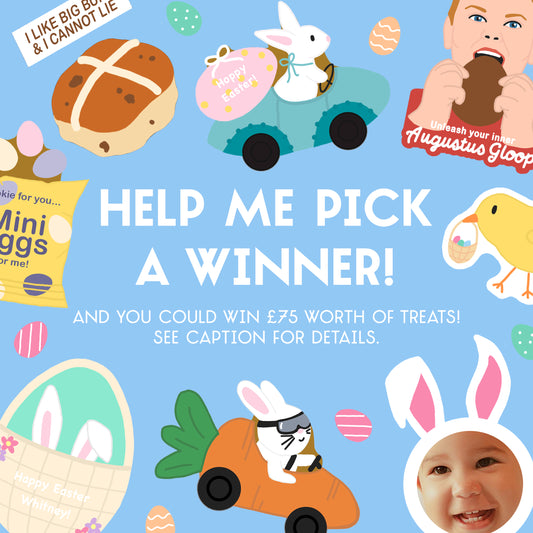 Vote for your fave design and win £75 worth of Easter treats! 🐣💛
