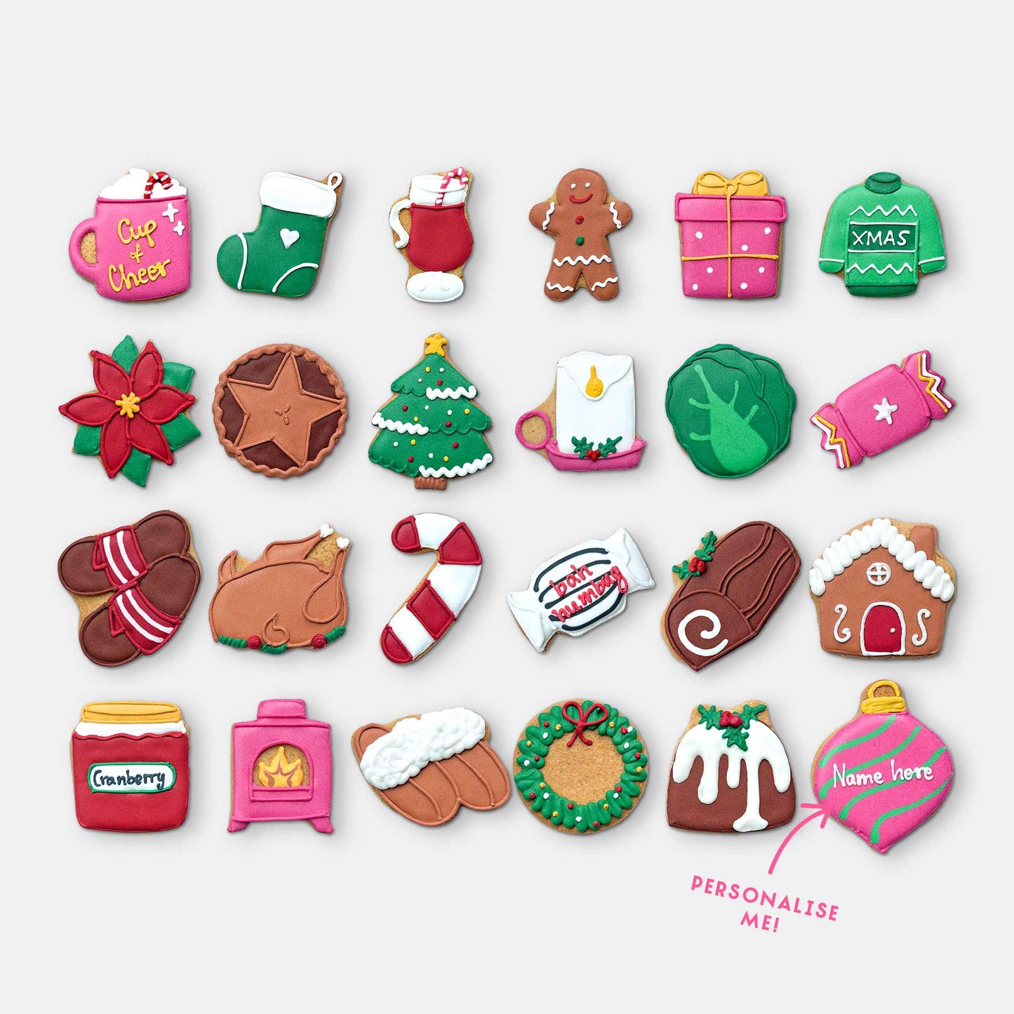 Cosy Christmas Cookie Advent Calendar