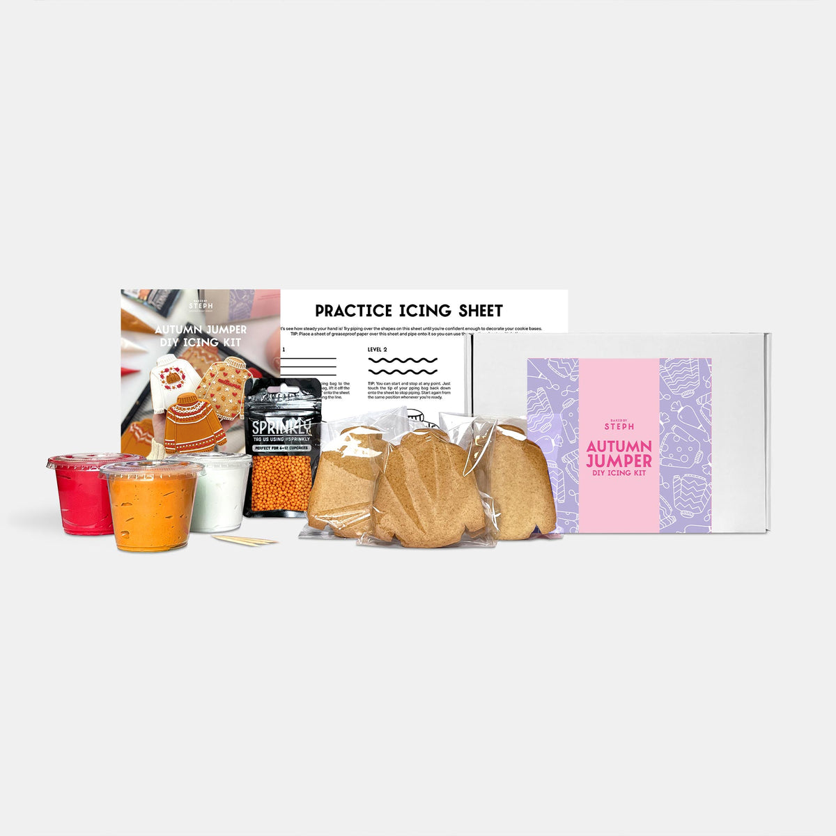 Autumn Jumper DIY Cookie Icing Kit