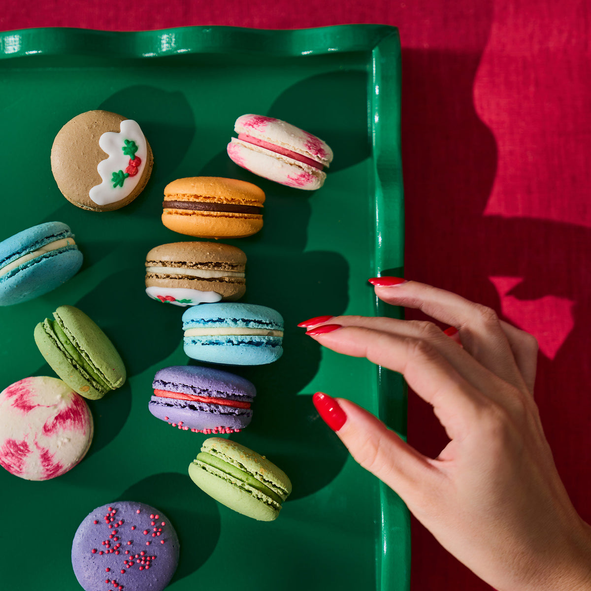 Baked by Steph Christmas Macarons - Box of 6