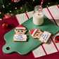 Personalised Christmas Cheeky Elf Letterbox Iced Cookie