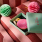 Personalised Pink Christmas Bauble Letterbox Iced Cookie