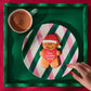 Personalised Christmas Gingerbread Person Letterbox Iced Cookie
