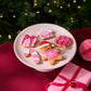 Personalised Very Pink Christmas Letterbox Iced Cookies (Supporting the Pink Ribbon Foundation)