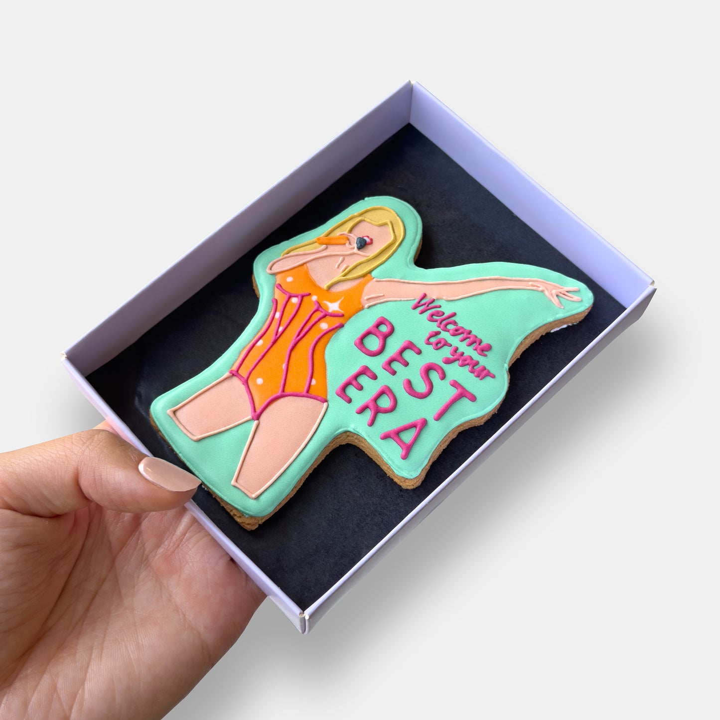 Best Era! Birthday Swiftie Letterbox Iced Cookie