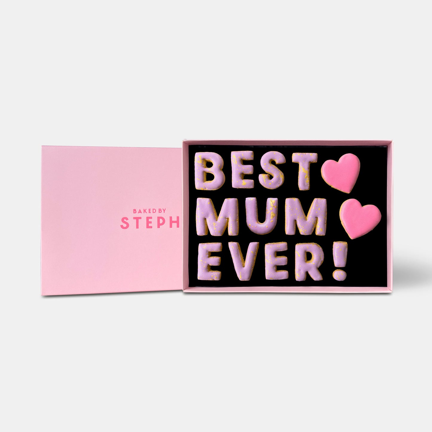 Vegan Best Mum Ever Mother's Day Letterbox Message Iced Cookies