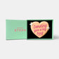 Big Hug Peach Heart Thinking Of You Letterbox Iced Cookie