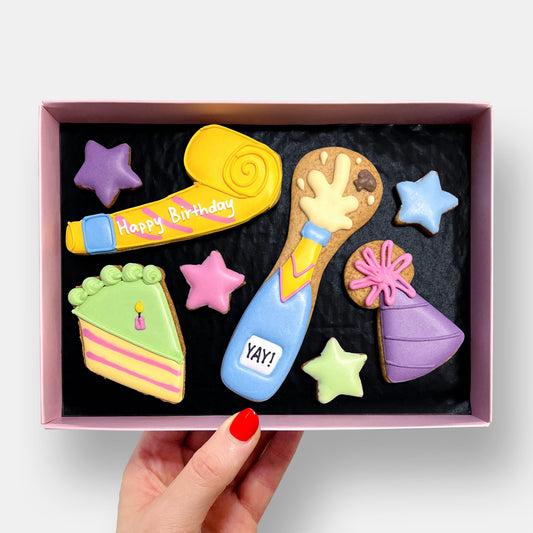 Birthday Party Letterbox Cookies