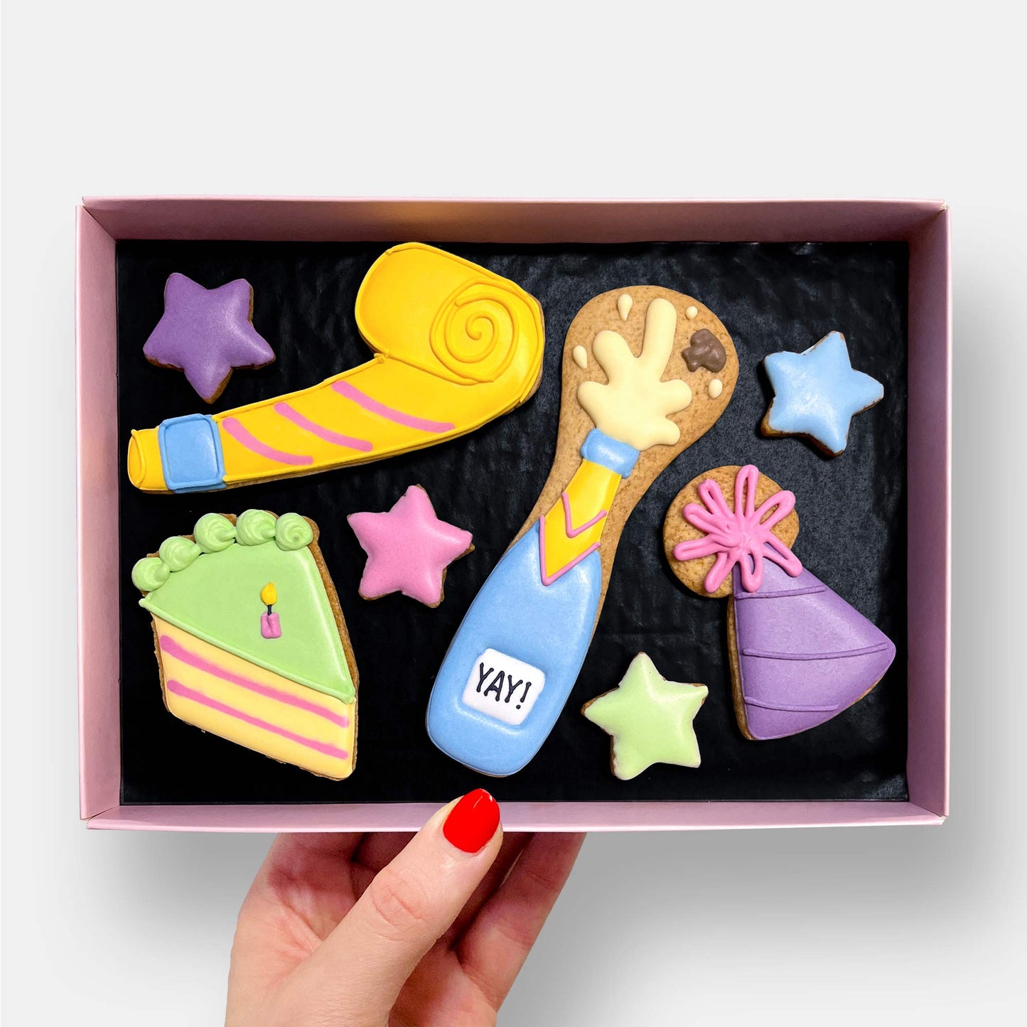 Birthday Celebration Cookies & Macarons Hamper