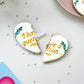 Wedding Party Proposal Secret Message Heart Letterbox Iced Cookie