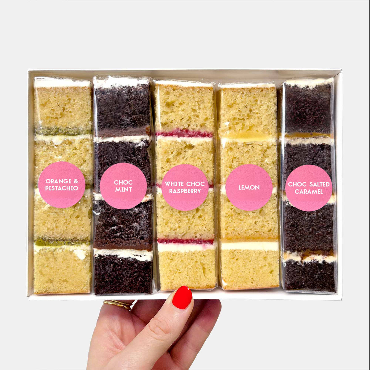 Baked by Steph Postable Taster Cake Box