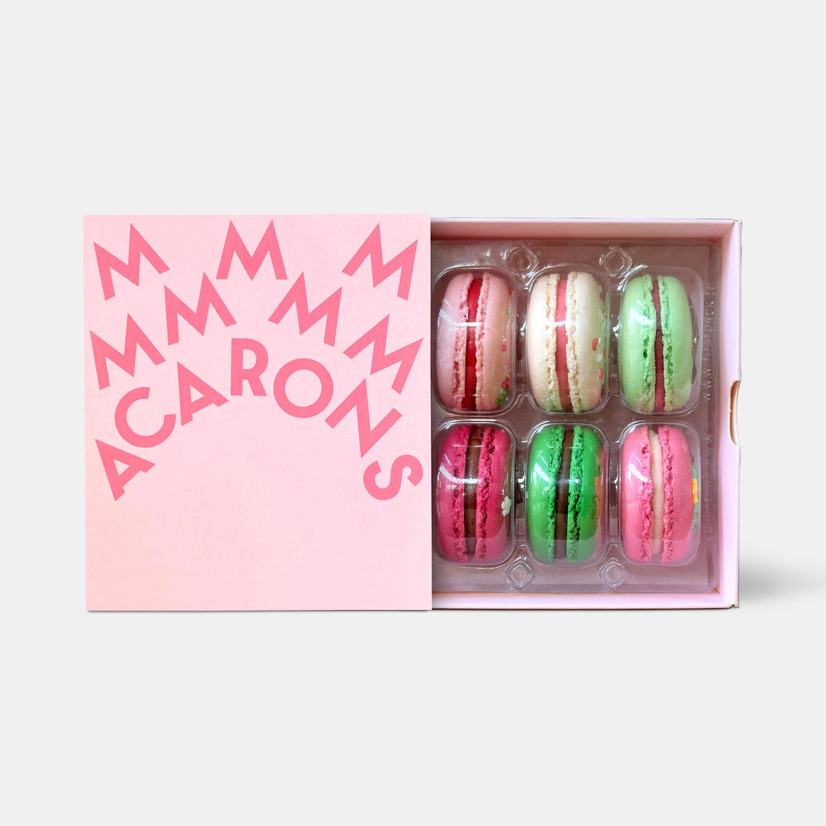 Festive Christmas Macarons (Box of 6)