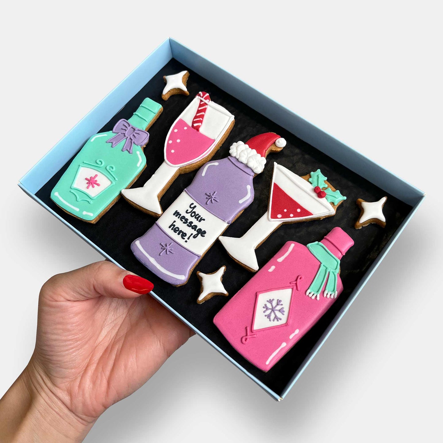 Personalised Christmas Spirit Letterbox Cookies