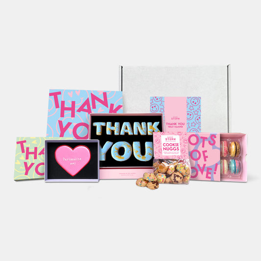 Classic Thank You Cookies & Macarons Hamper