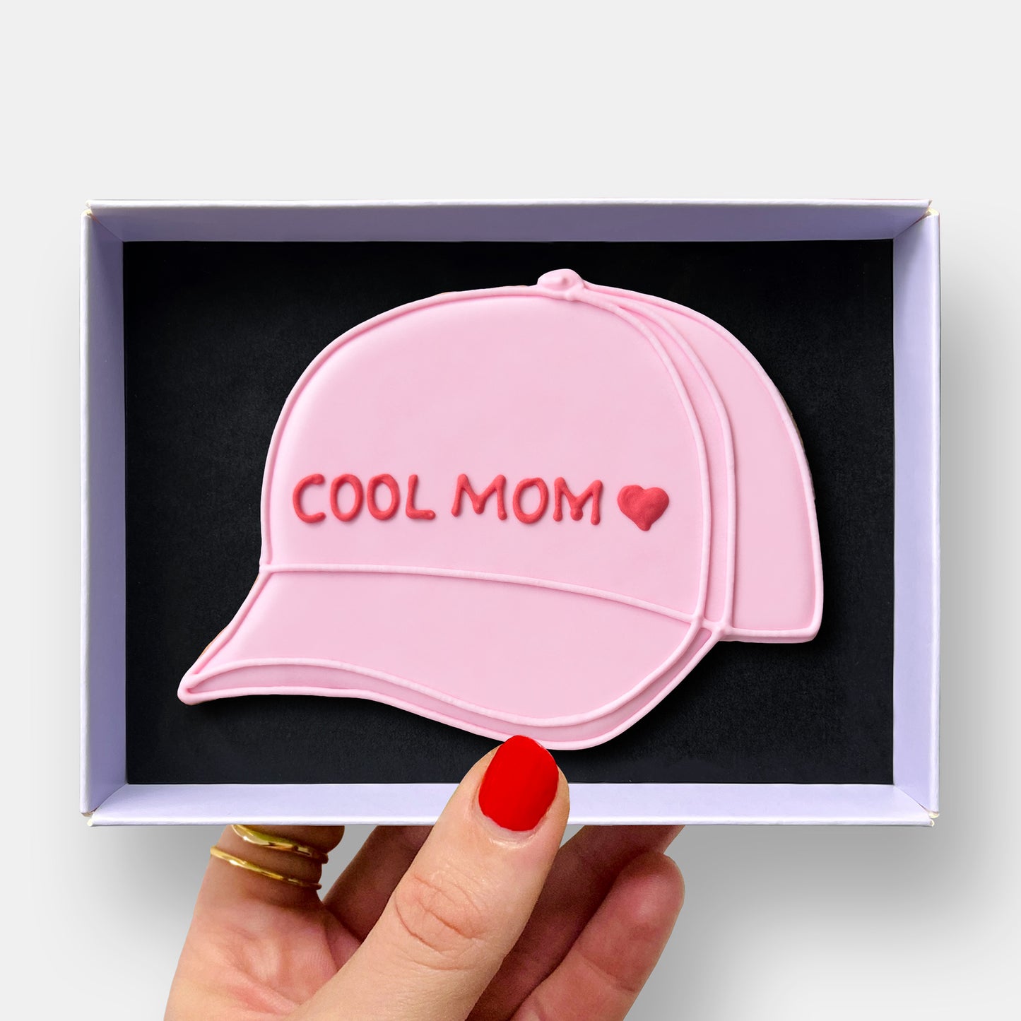 Cool Mom Cap Mother's Day Letterbox Iced Cookie