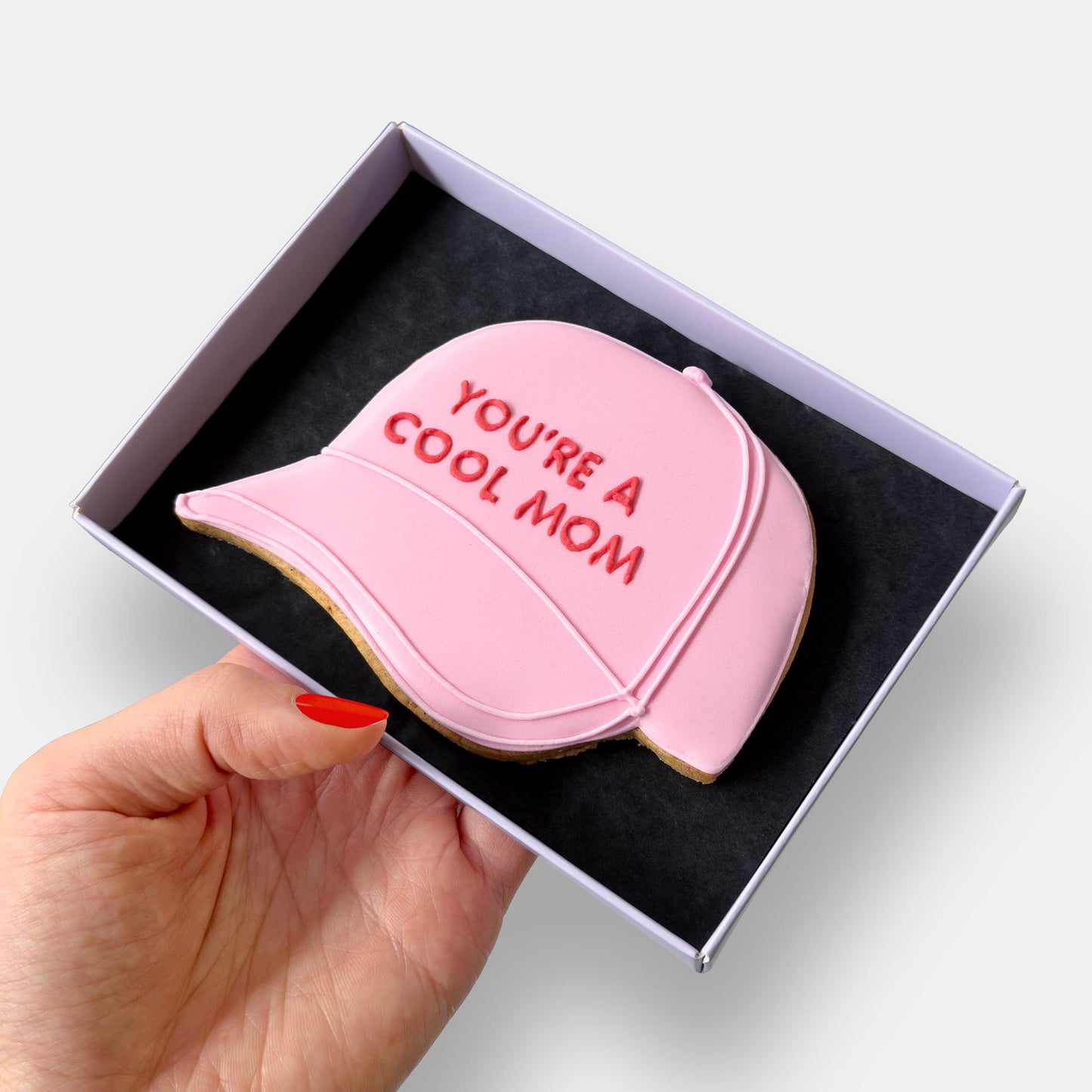 Cool Mom Cap Mother's Day Letterbox Iced Cookie