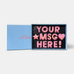 Vegan Personalised Custom Iced Cookie Message Box - Pink (14)