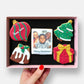 Personalised Edible Photo Christmas Letterbox Iced Cookies