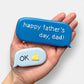 Father's Day OK Text Letterbox Iced Cookies