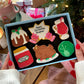 Personalised Festive Feast Christmas Letterbox Iced Cookies