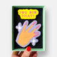 Finger Clap Congratulations Light Letterbox Iced Cookie