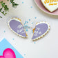 Gender Reveal Secret Message Heart Letterbox Iced Cookie