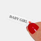 Gender Reveal Secret Message Heart Letterbox Iced Cookie