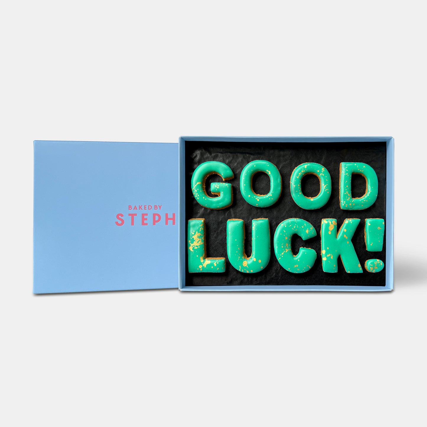 Good Luck! Letterbox Message Cookies