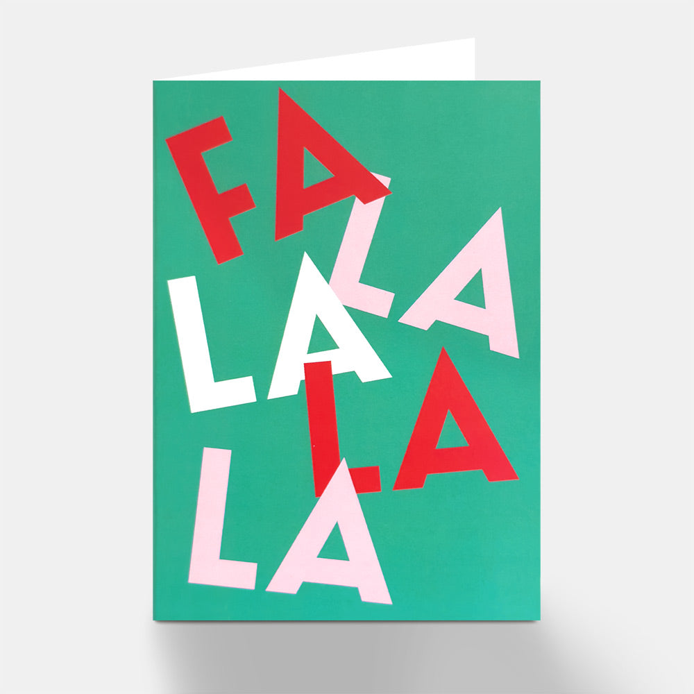 FALALALA Christmas Greeting Card