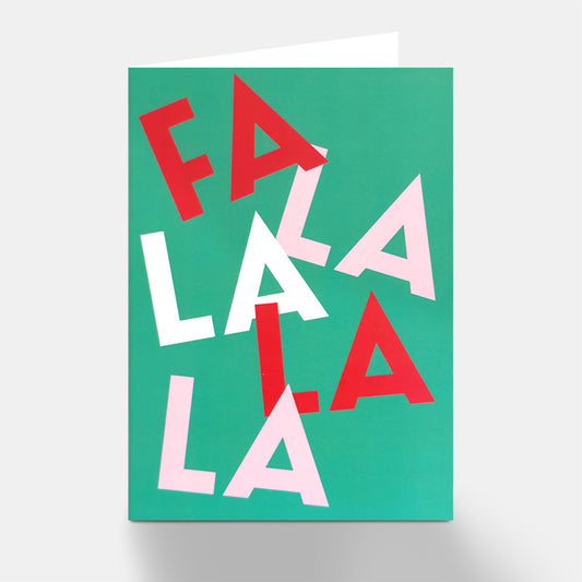 FALALALA Christmas Greeting Card